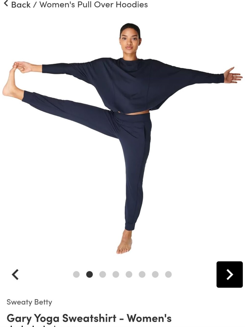 Sweaty Betty Gary Yoga Sweatshirt- XL - Picture 3 of 10
